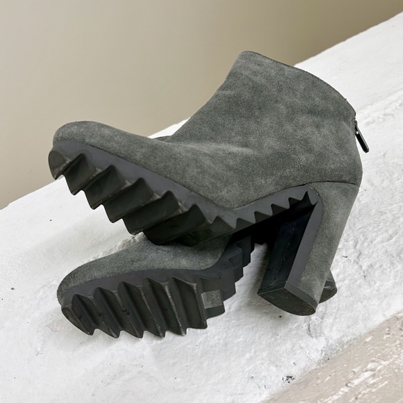 Gorgeous Suede Healed Ankle Boots - Picture 4 of 6